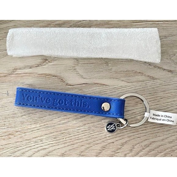 WW Weight Watchers “You’ve Got This” Blue Hanging Charm Keychain - Holds Charms - Picture 1 of 2